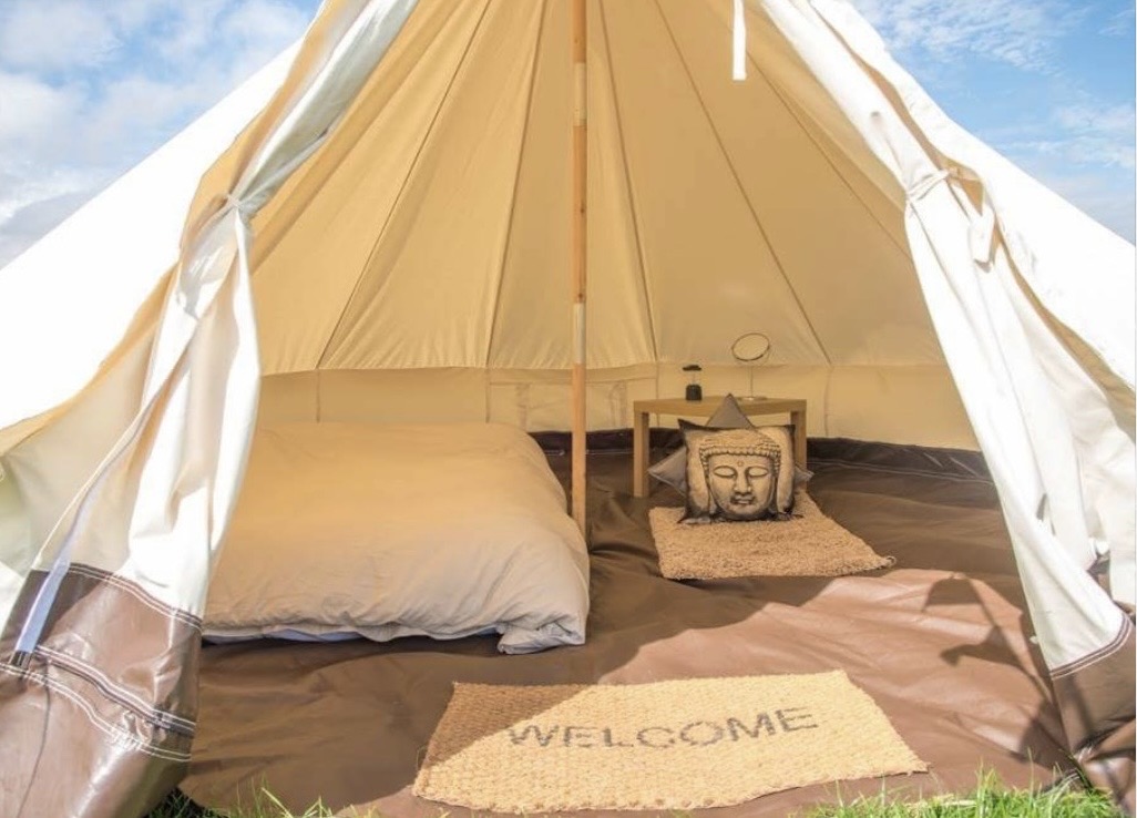 BELL TENT SLEEPING OPTION